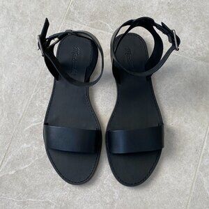 Madewell 100% Genuine Leather The Boardwalk Ankle-Strap Sandals